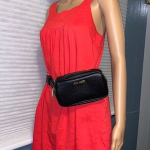 STEVE MADDEN - Leather Black Crossbody Purse